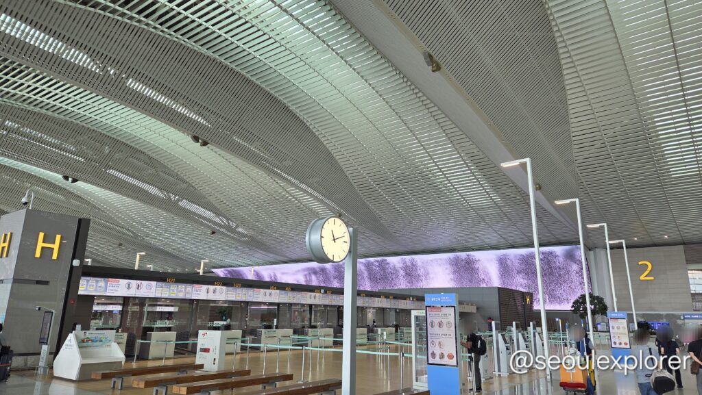 Incheon Airport to Seoul Station AREX Departure Hall