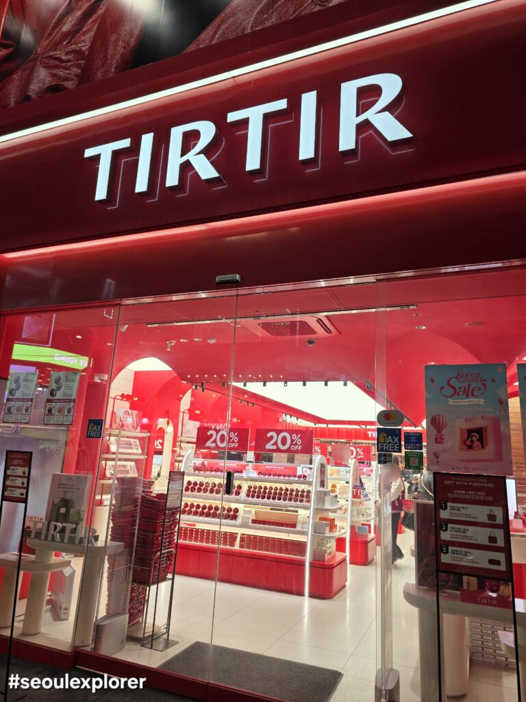 Tax free shop in Myeongdong