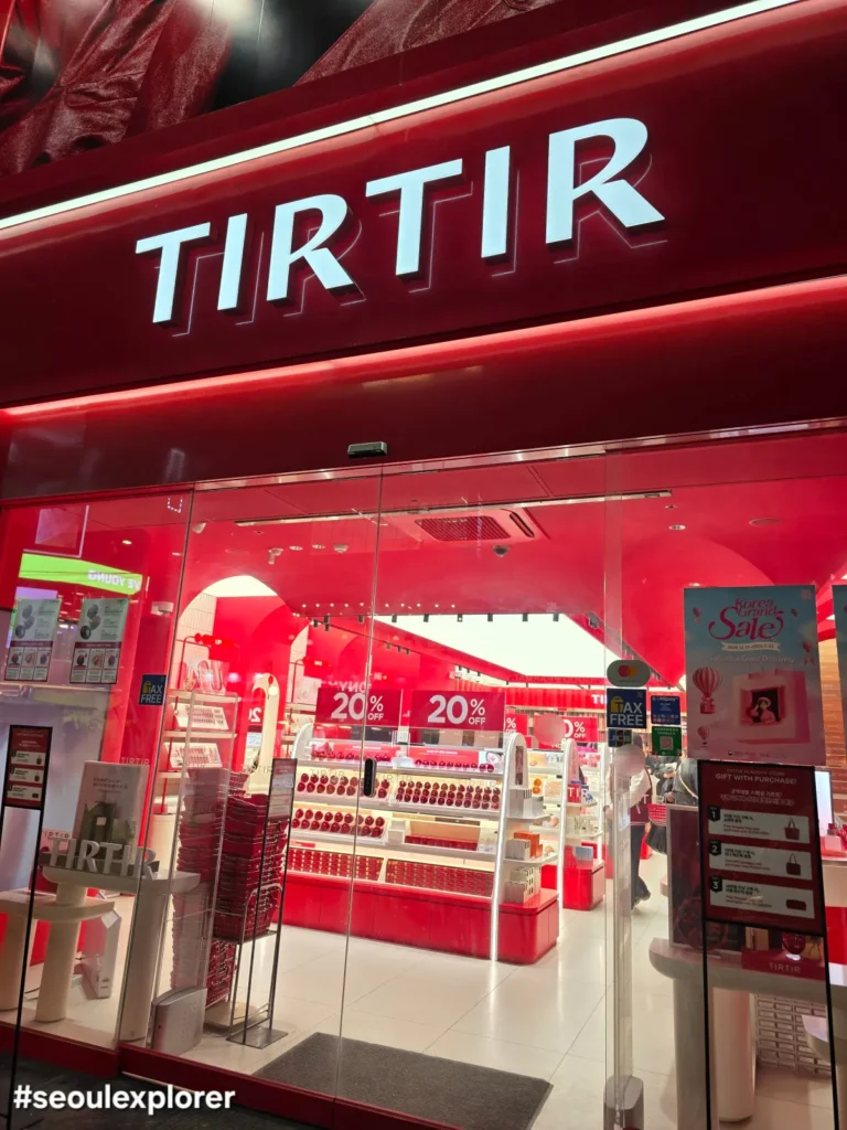 Tax free shop in Myeongdong