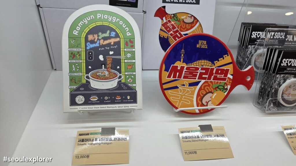 Seoul Hangang and Seoul Ramyun themed trivets
