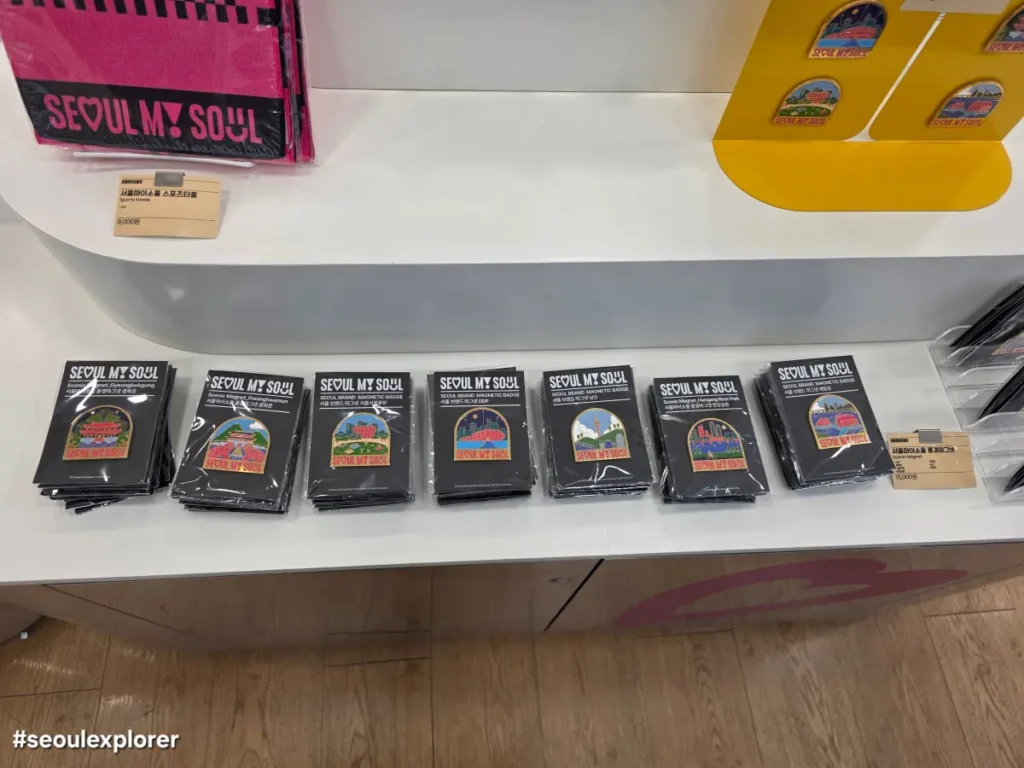 Official Seoul scenic magnets set