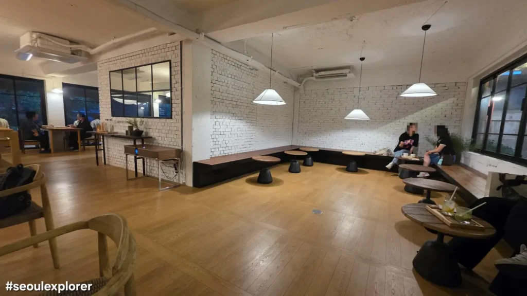 Interior view of the first floor of Vonzrr Bakery